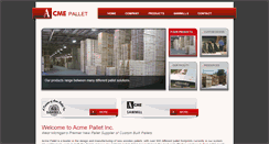 Desktop Screenshot of acmepallet.com